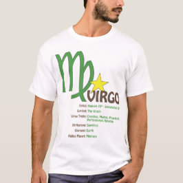 Camiseta de los rasgos del virgo