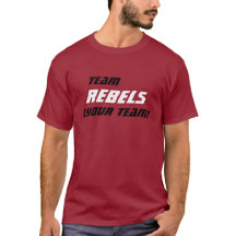 Camiseta de los Rebeldes de Equipo