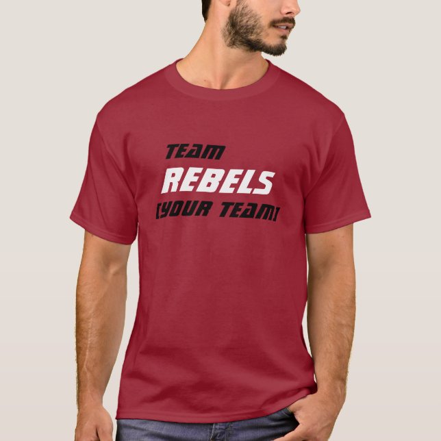Camiseta de los Rebeldes de Equipo (Anverso)