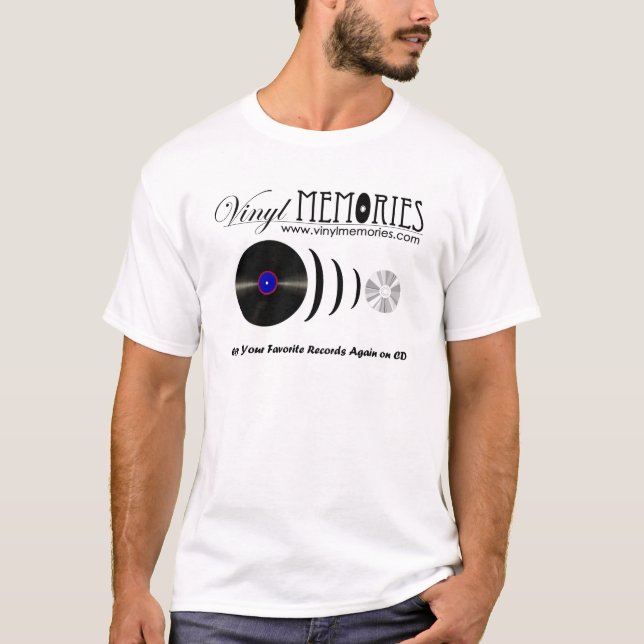 Camiseta de los recuerdos del vinilo (Anverso)
