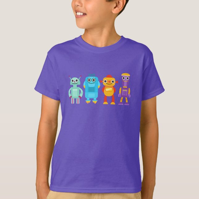 Camiseta de los robots (Anverso)