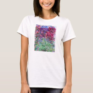Camiseta de los rosas de Monet