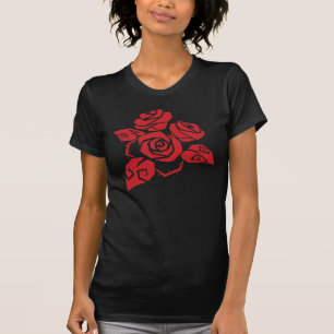 Camiseta de los rosas rojos