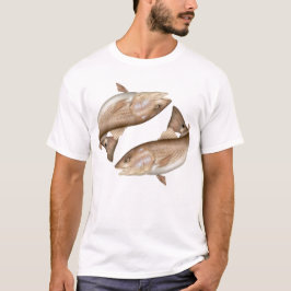 Camiseta de los salmones (tambor rojo)