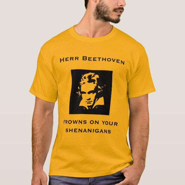 Camiseta de los Shenanigans de Beethoven (Anverso)