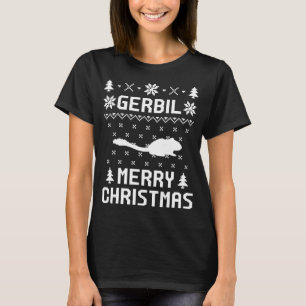 Camiseta de los suéteres de las Felices Navidad