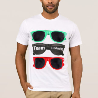 Camiseta de los sunglass del oprimido del equipo -