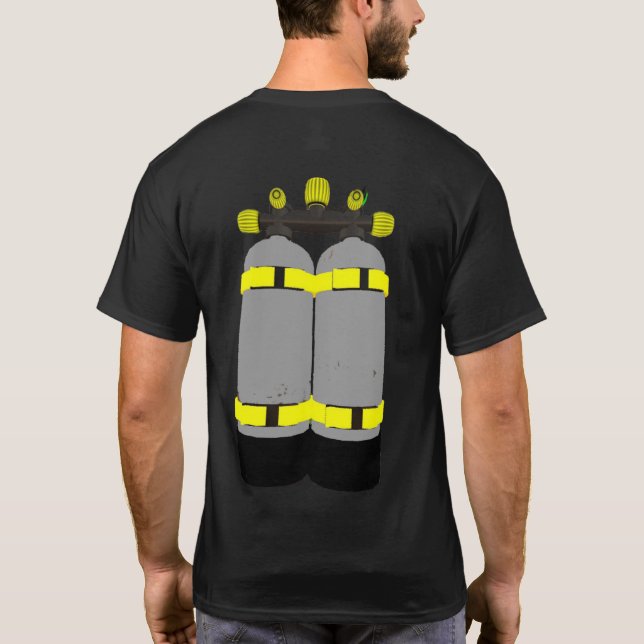 Camiseta de los tanques de los buceadores (Reverso)