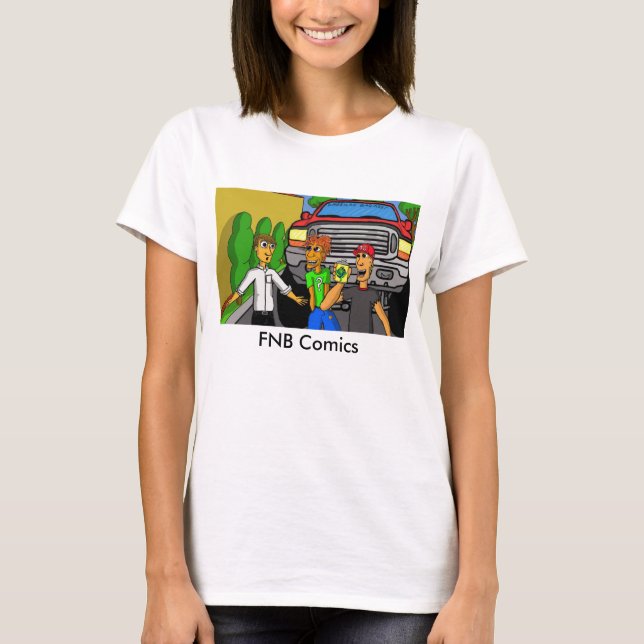 Camiseta de los tebeos de FNB (Anverso)
