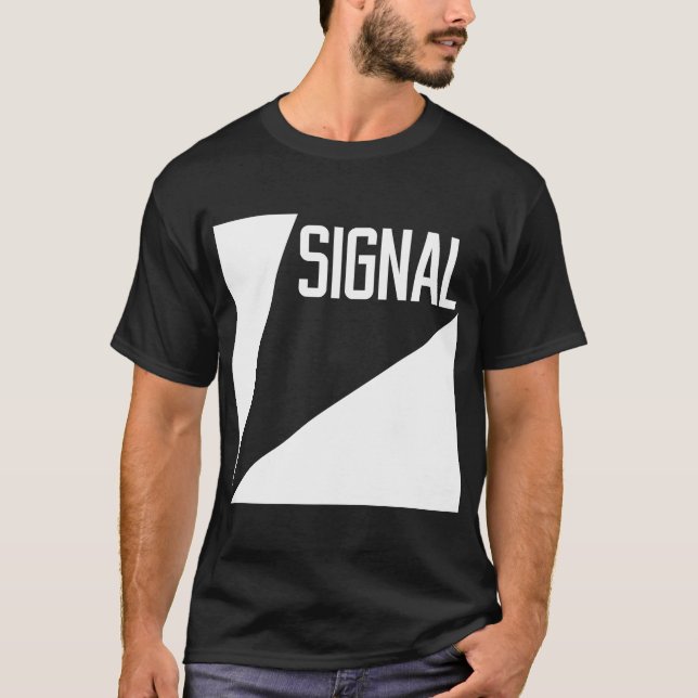 Camiseta de los tebeos de la señal - negro (Anverso)