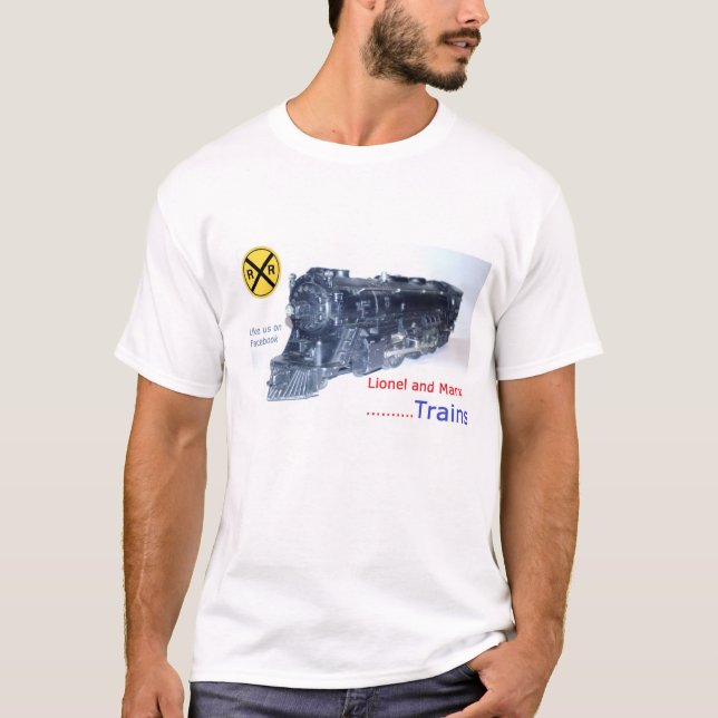 Camiseta de los trenes de Lionel y de Marx (Anverso)