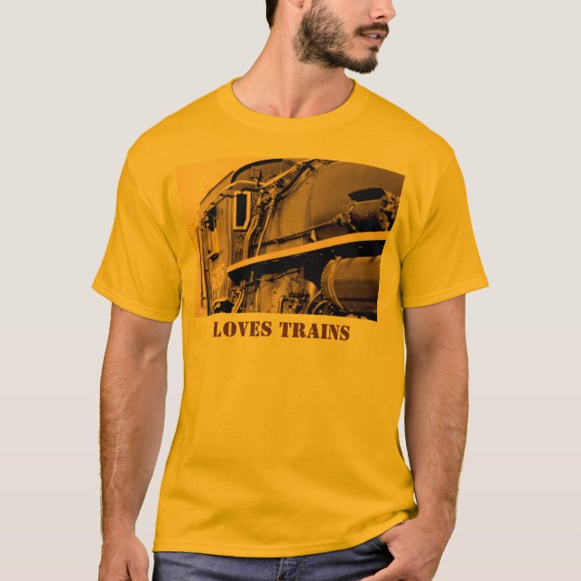 Camiseta de los trenes de los amores (Anverso)