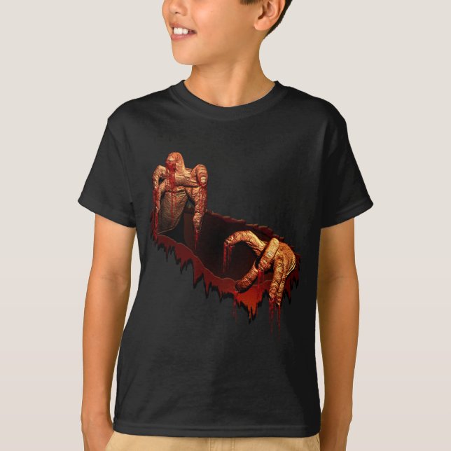Camiseta de los Undead del zombi del horror de la (Anverso)