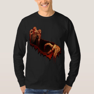 Camiseta de los Undead del zombi del horror de la