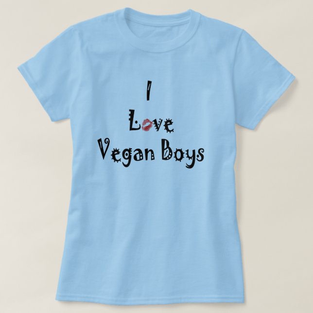 Camiseta de los veganos del amor (Diseño del anverso)