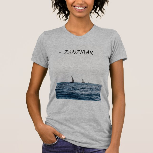 Camiseta de los veleros de ZANZÍBAR (mujeres) (Anverso)