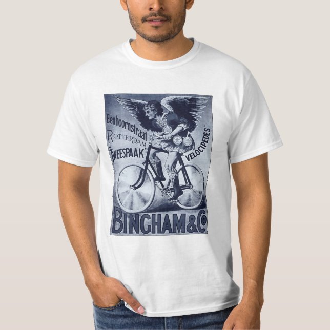 Camiseta de los velocípedos de Bingham y del Co. (Anverso)