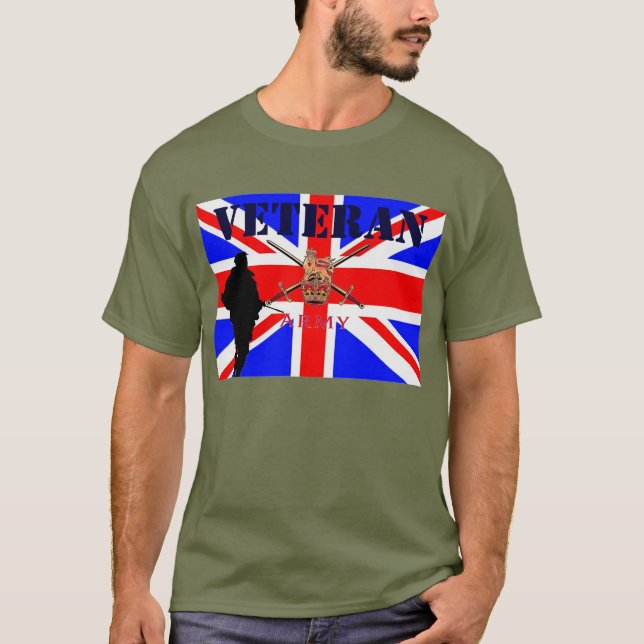 Camiseta de los veteranos del ejército británico (Anverso)