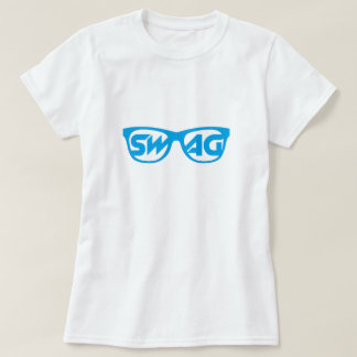 Camiseta de los vidrios del Swag