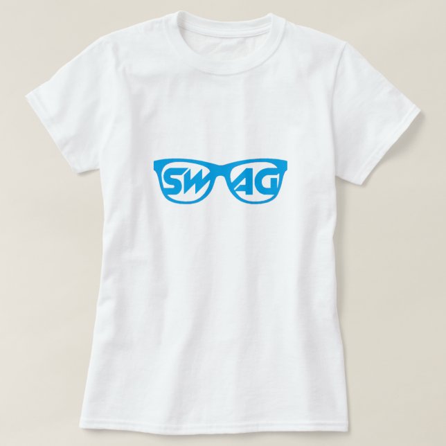 Camiseta de los vidrios del Swag (Diseño del anverso)