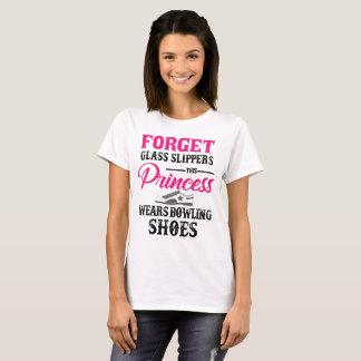 Camiseta de los zapatos de bolos de princesa Wears