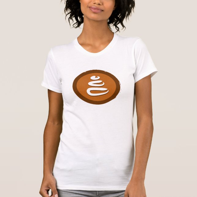 Camiseta de los ZENES Stone de la yoga (Anverso)