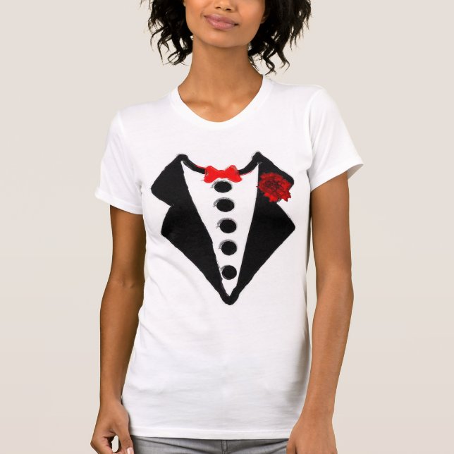 Camiseta de LoveBlush del smoking (Anverso)