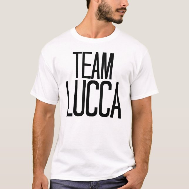 Camiseta de Lucca del equipo en blanco (Anverso)