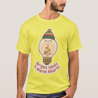 Camiseta de Luces de Navidad Ideas Brillantes Cora