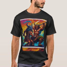 Camiseta de lucha del rey bárbaro