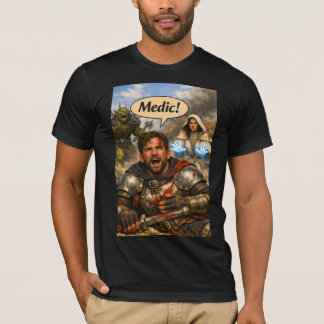 Camiseta de luchador sanador clérigo