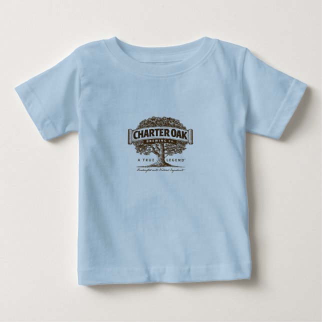Camiseta de lujo infantil del roble de la carta (Anverso)