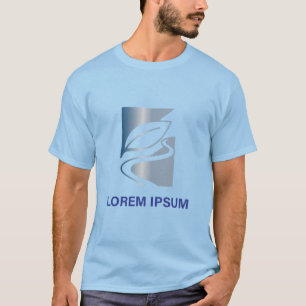 Camiseta de lujo moderna con letra S de onda metál