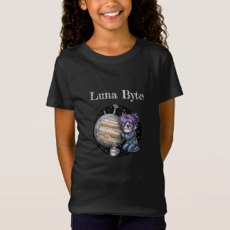 Camiseta de Luna Byte reparando el router de Júpit