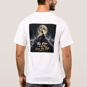 Camiseta de Luna de Escalada de Montaña Motivacion