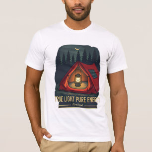 Camiseta de luz de energía pura