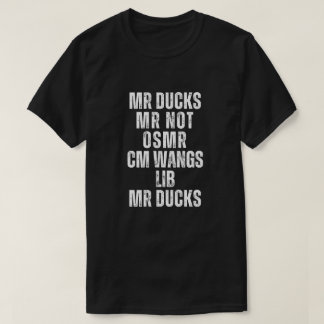 Camiseta de M R Ducks, M R DUCKS, divertido dicho 