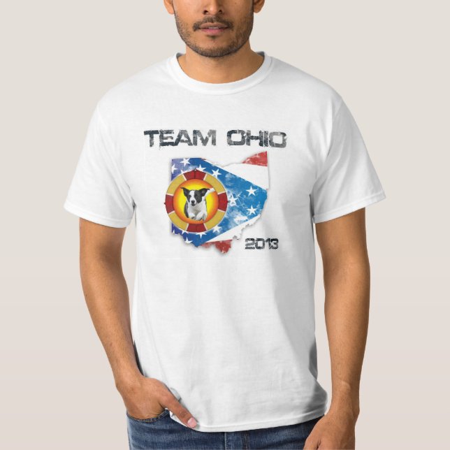 Camiseta de "Maddie" del border collie (Anverso)