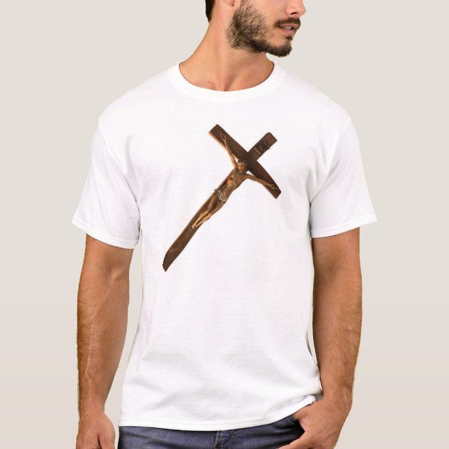 Camiseta de madera del crucifijo (Anverso)