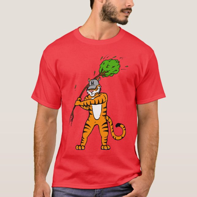 Camiseta de maderas del tigre (Anverso)
