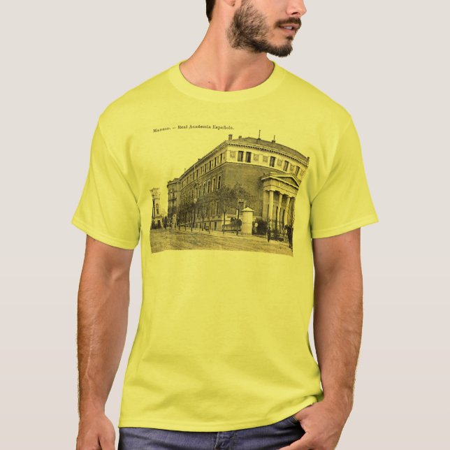 Camiseta de Madrid España de la academia de la (Anverso)