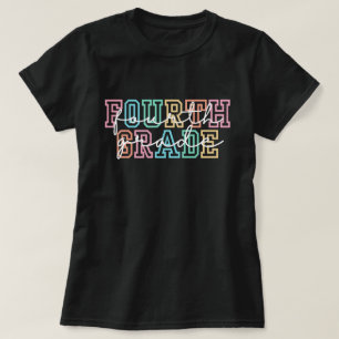 Camiseta de maestro de cuarto grado, maestro de 4t
