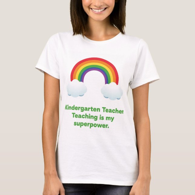 Camiseta de maestro de jardín de infantes (Anverso)