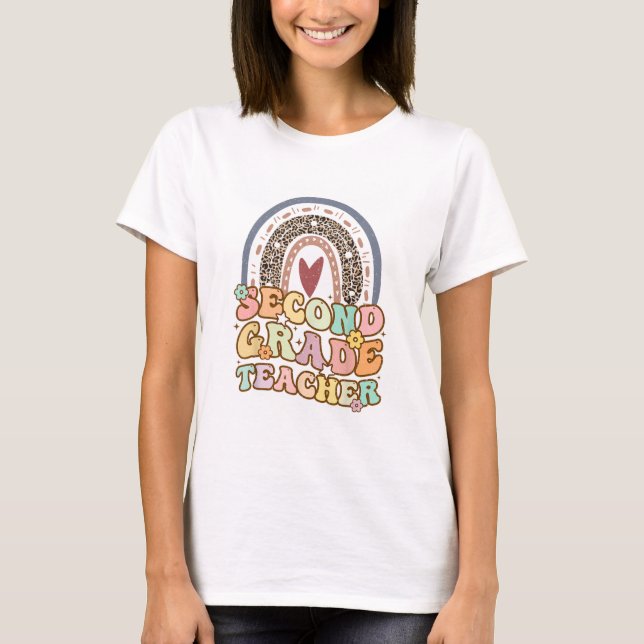 Camiseta de maestro de segundo grado, Camiseta de  (Anverso)