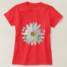 Camiseta de MAESTRO - MARGARITA BLANCA - MANTÉN LA