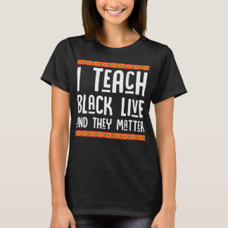 Camiseta de maestro negro orgulloso, enseño que la