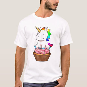 Camiseta de magdalena de unicornio