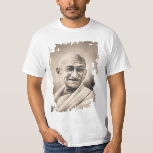 Camiseta de Mahatma Gandhi (Anverso)