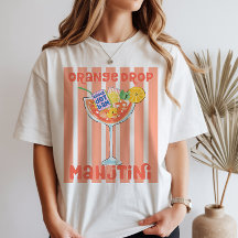Camiseta de Mahjong de Martini Orange Drop