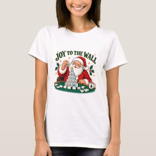 Camiseta de Mahjong de Santa Alegría para la Pared